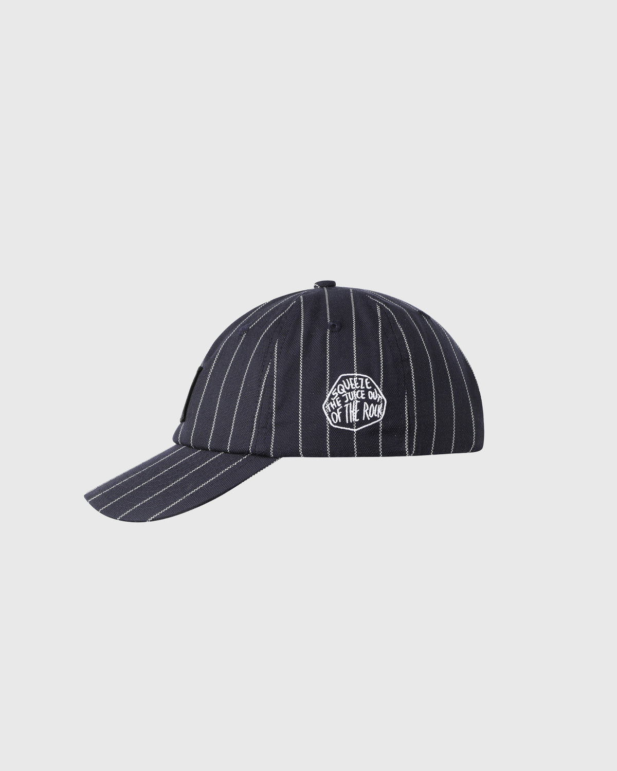 Striped Patch Cap Black