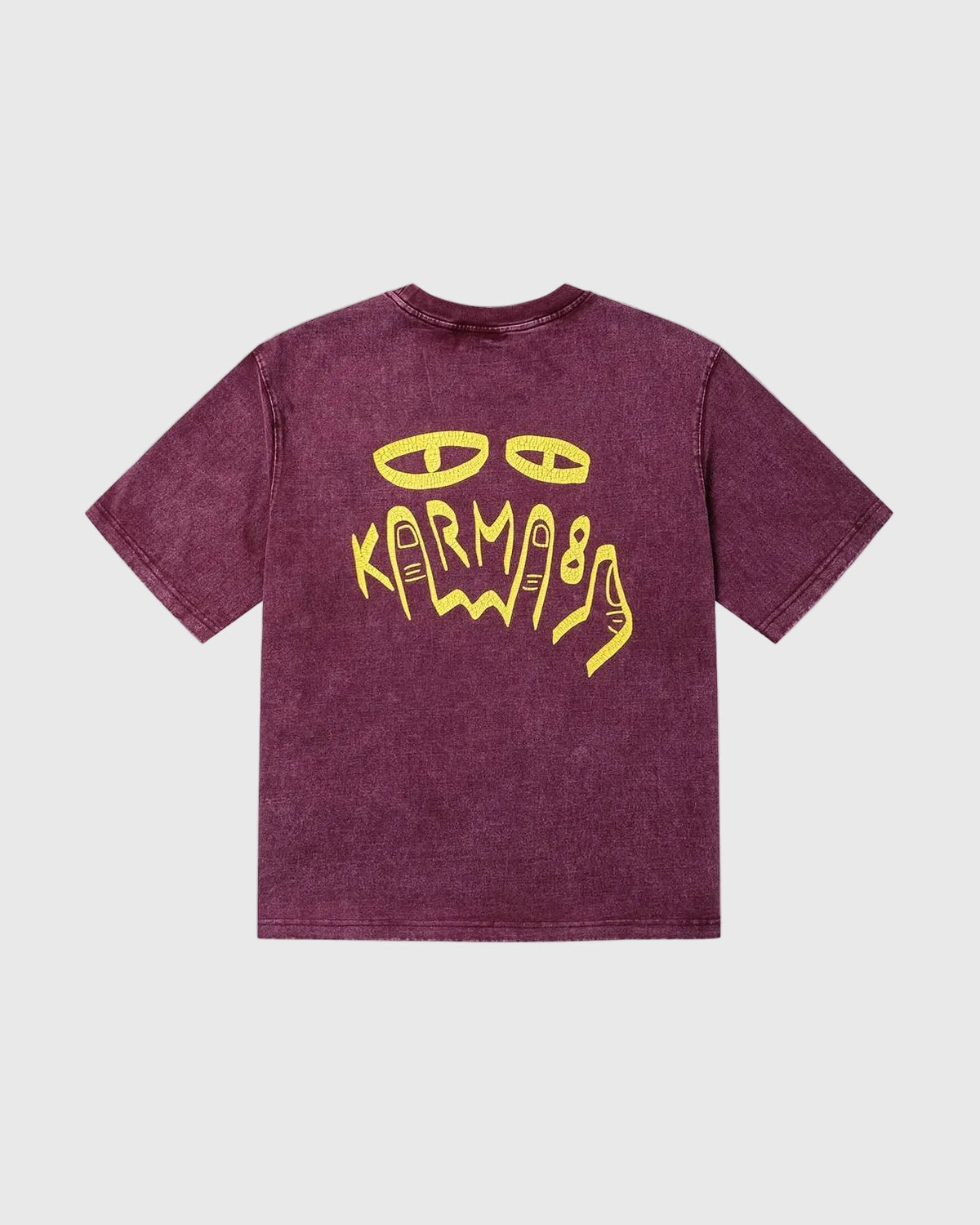 Real Washed Tee Rouge