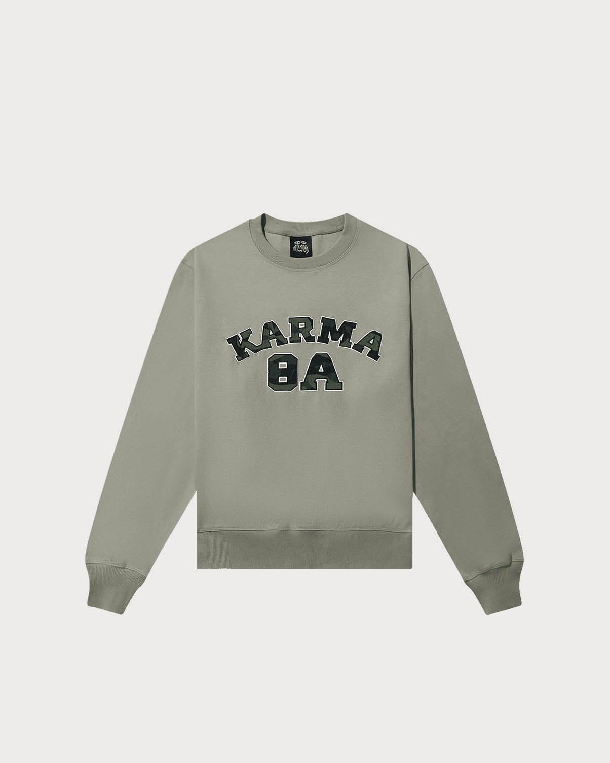 College Crew Neck Sweatshirt