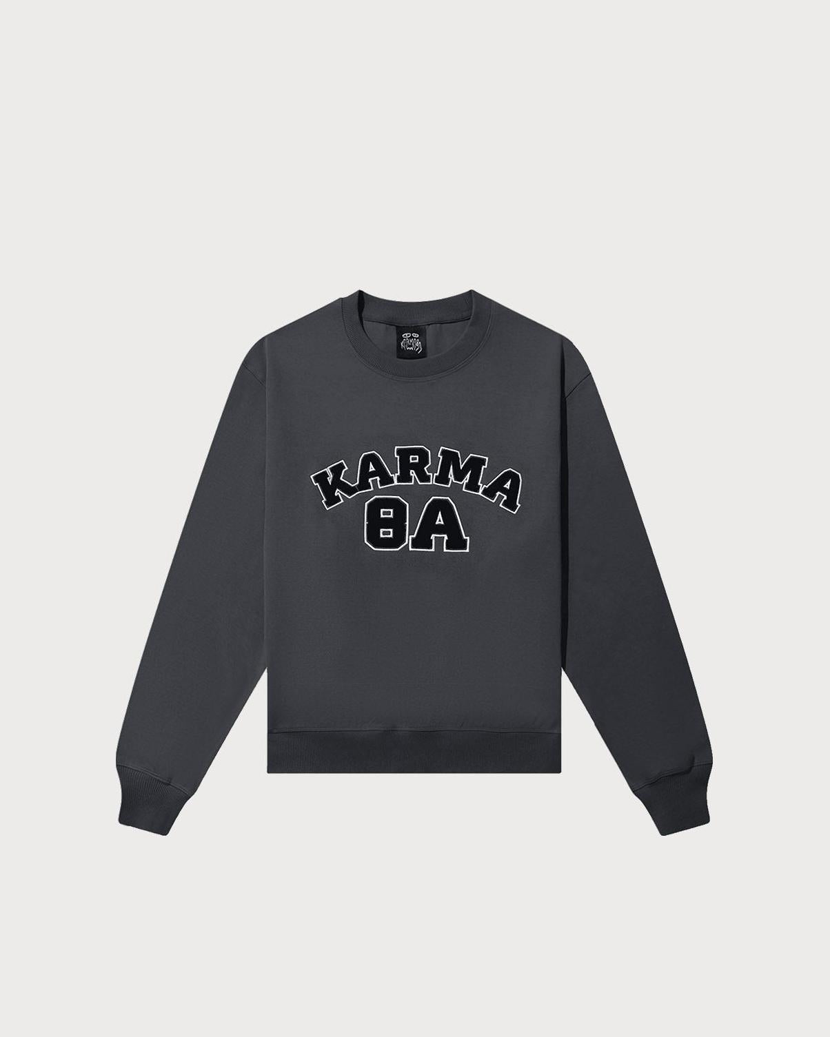 College Crew Neck Sweatshirt