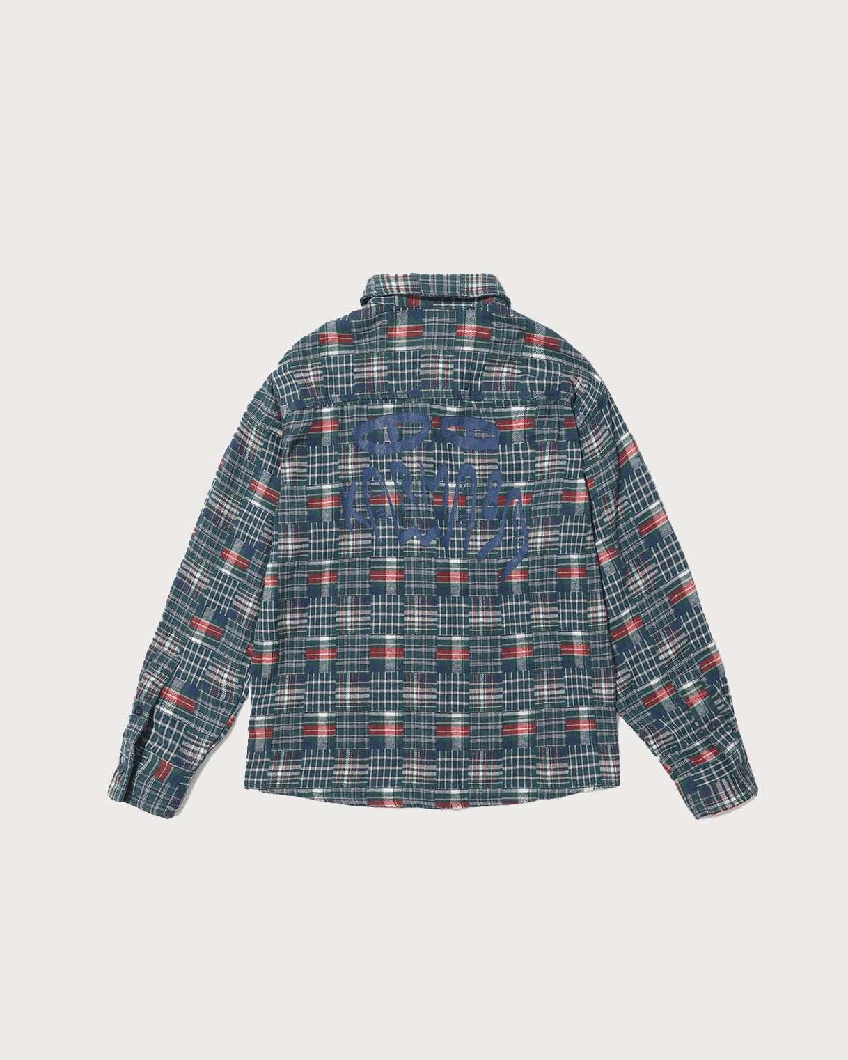 Distressed Plaid LS Shirt