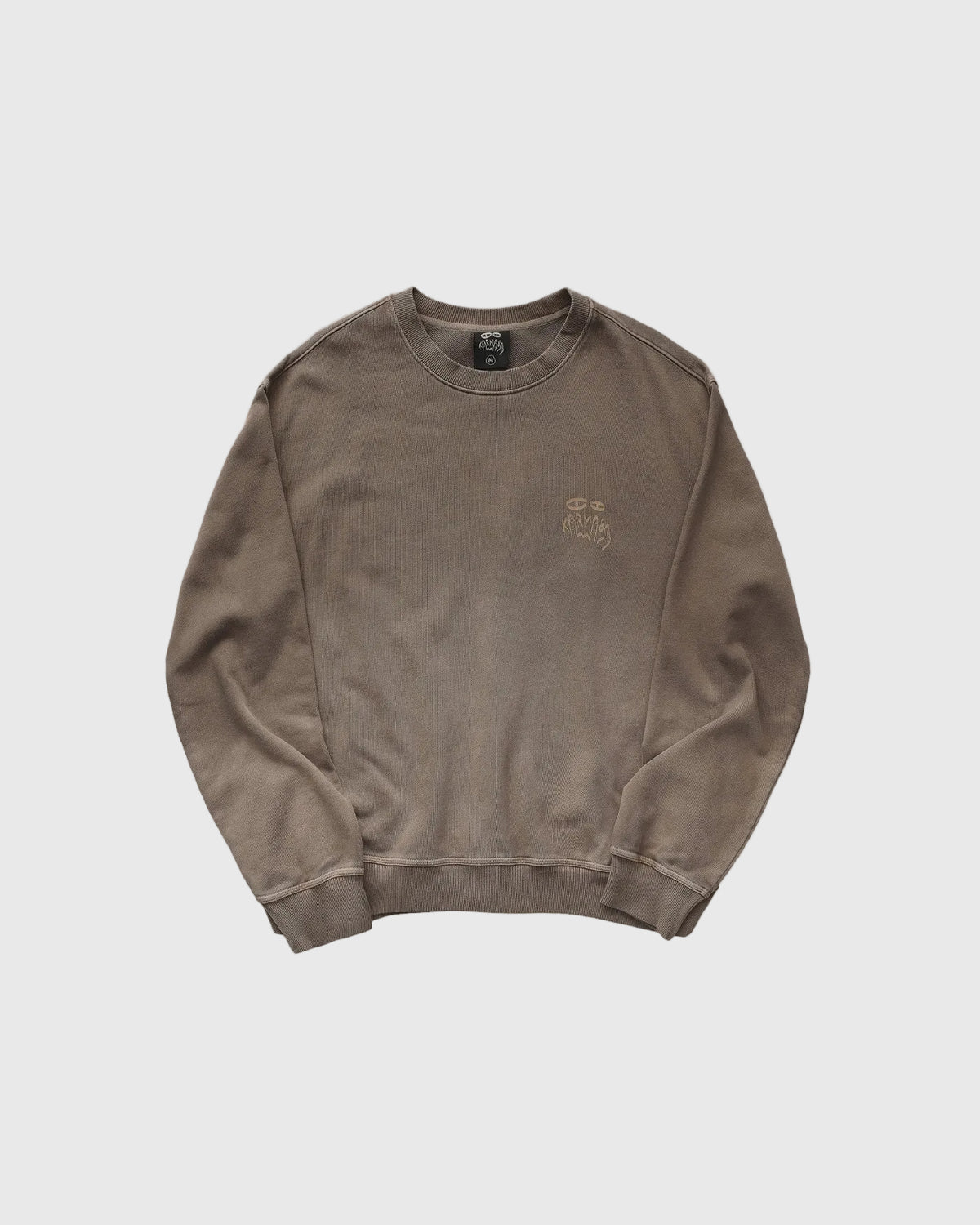 Stone Washed Crewneck Brown