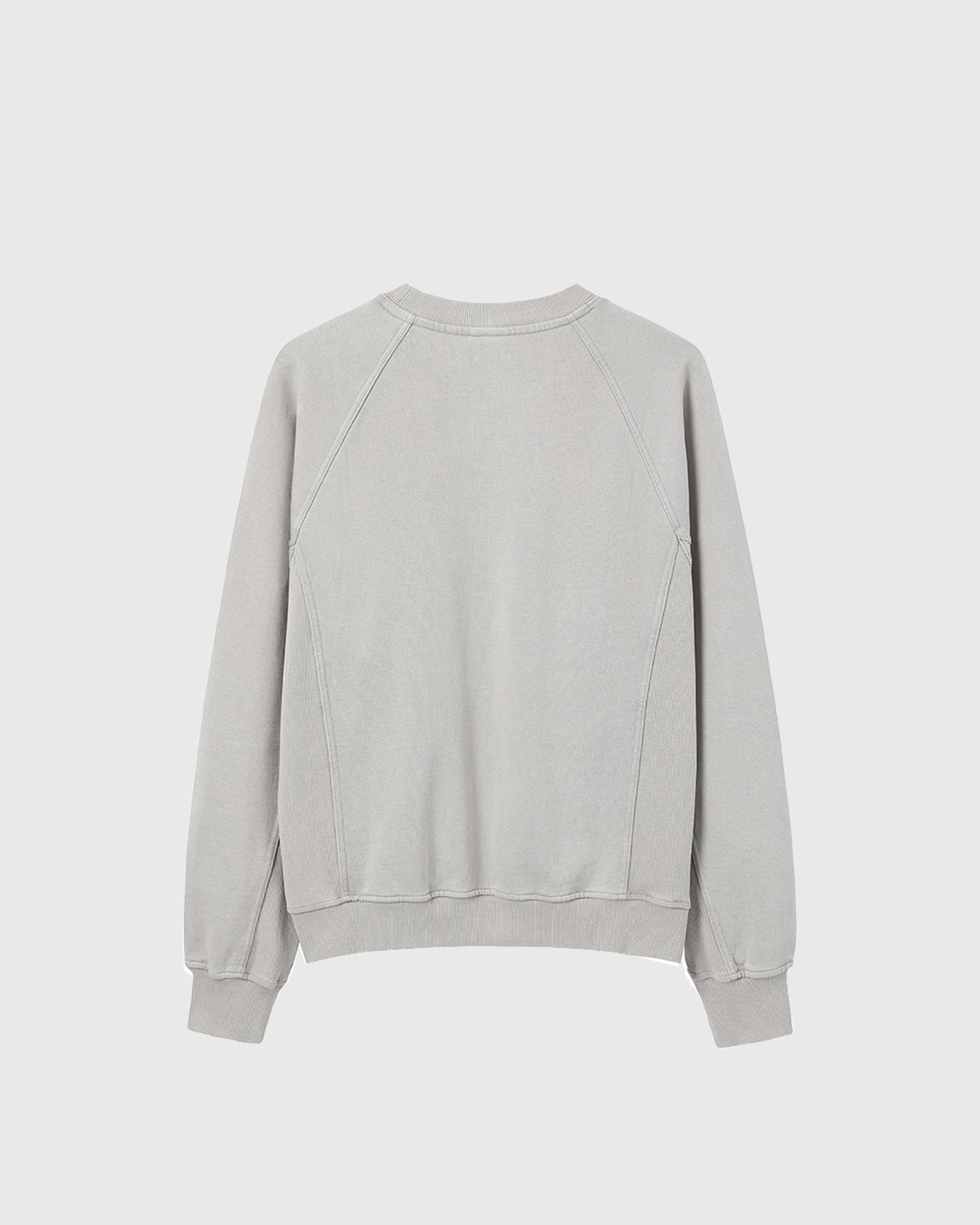 Côtes Panel Crewneck Grey