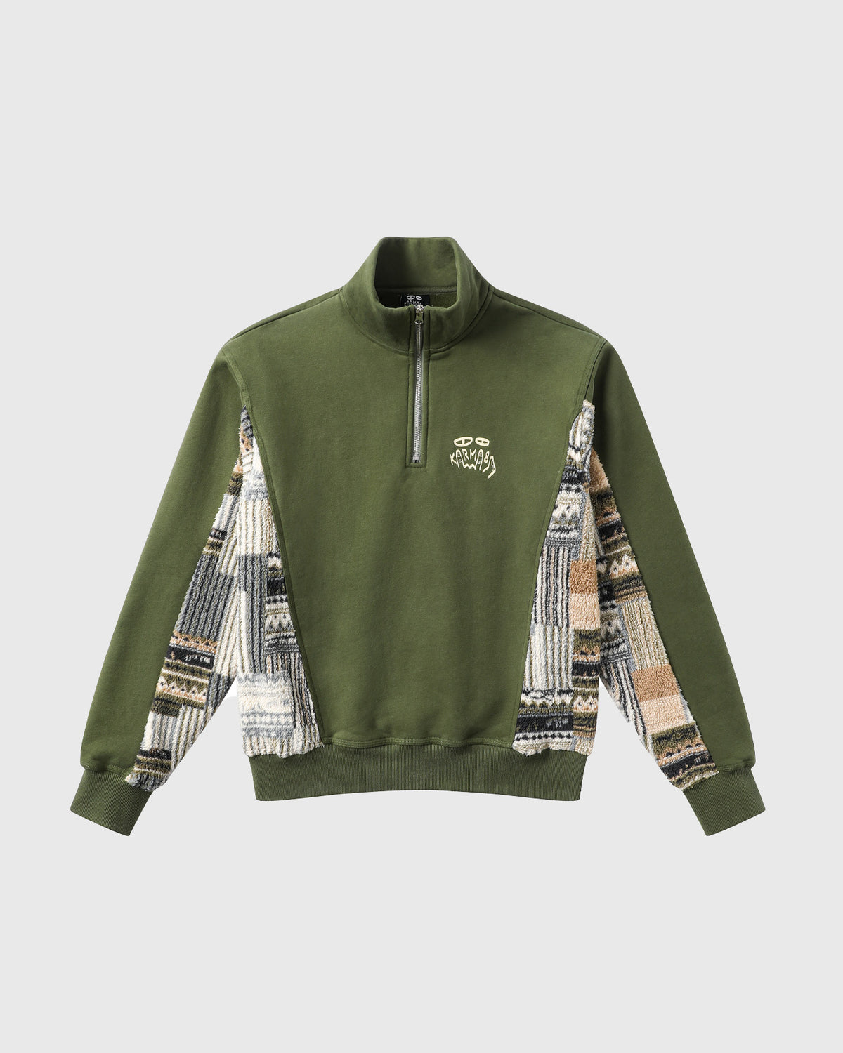 Fleece Panel Halfzipper