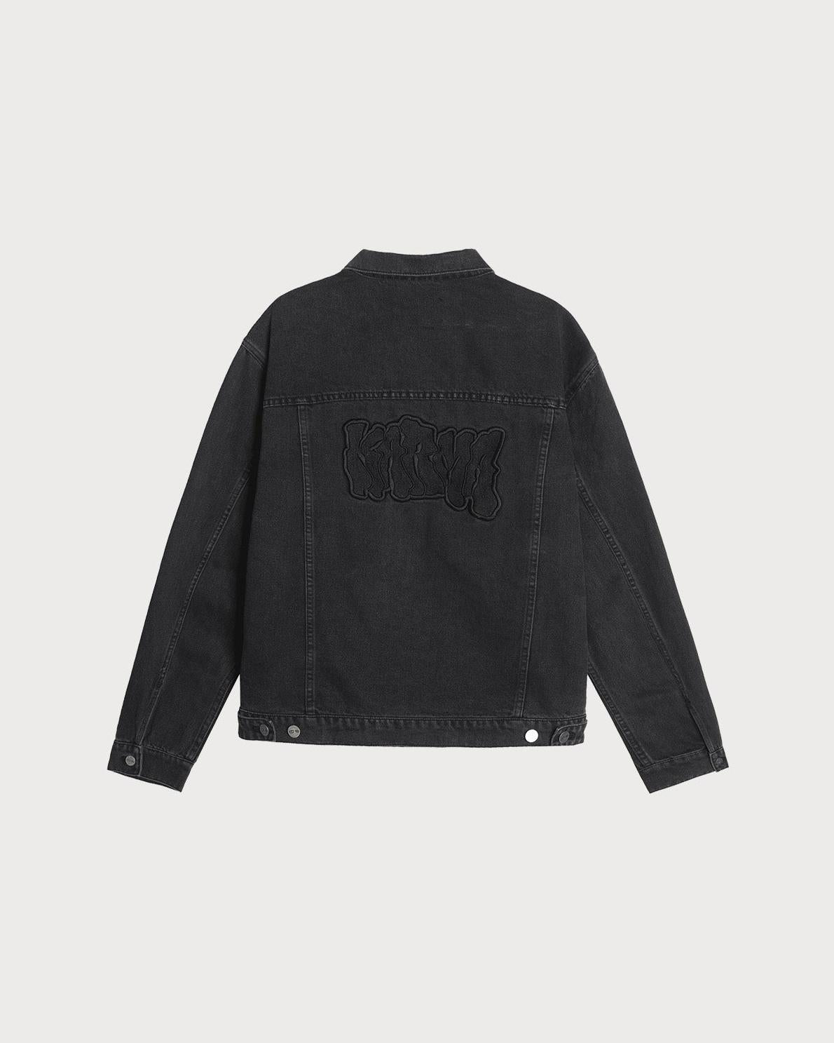 Graffiti Logo Denim Jacket