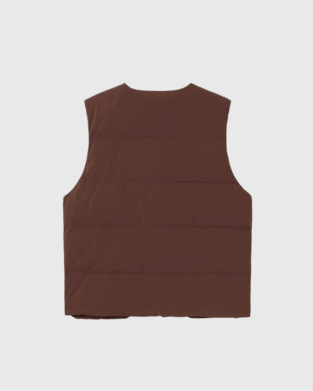 Real Down Vest Brown