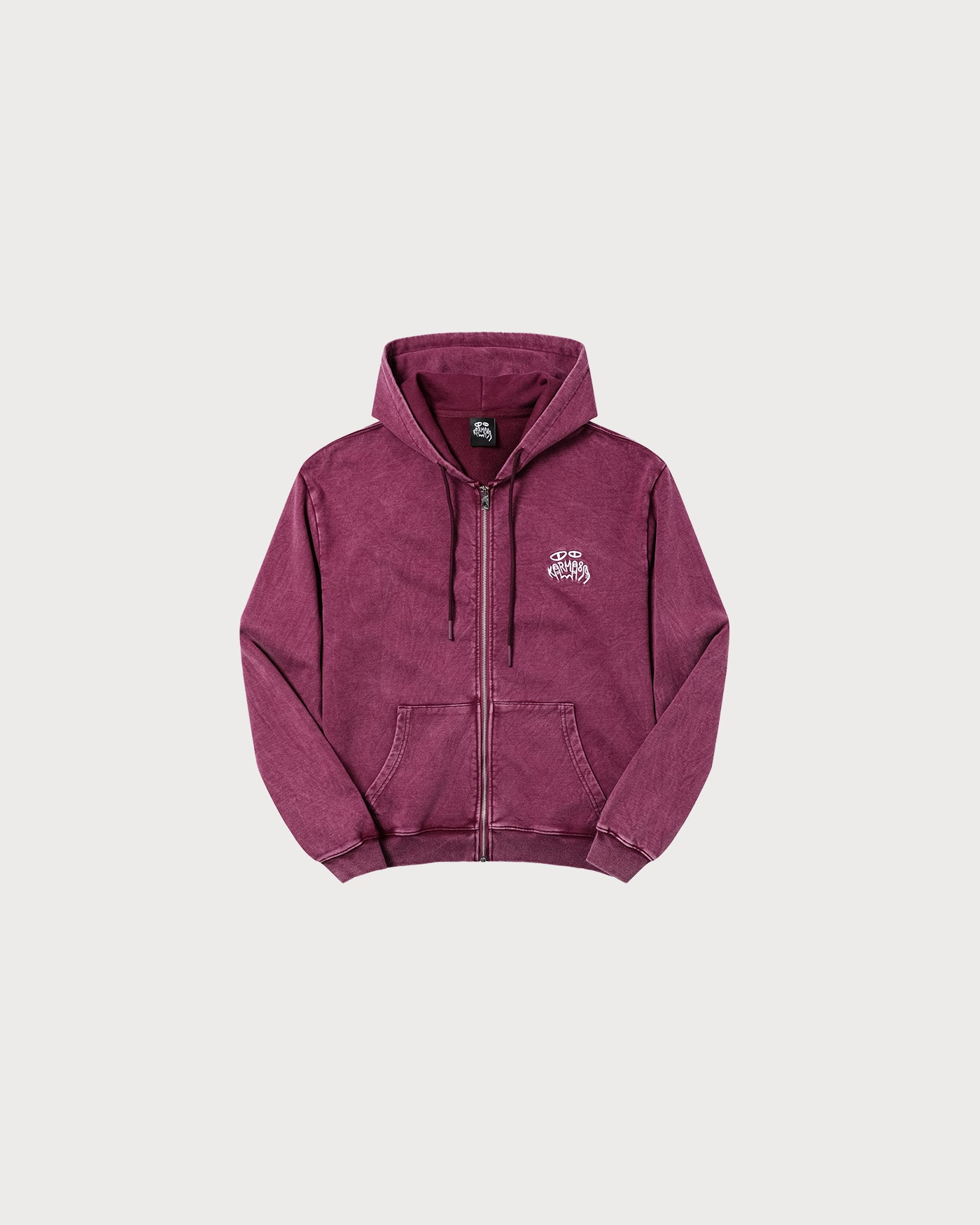 Washed Zipup Hoodie