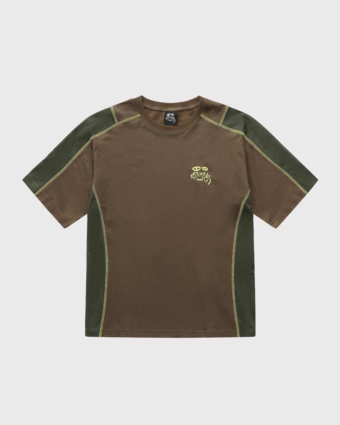 Real Cutout Training Tee (Gray/Brown)