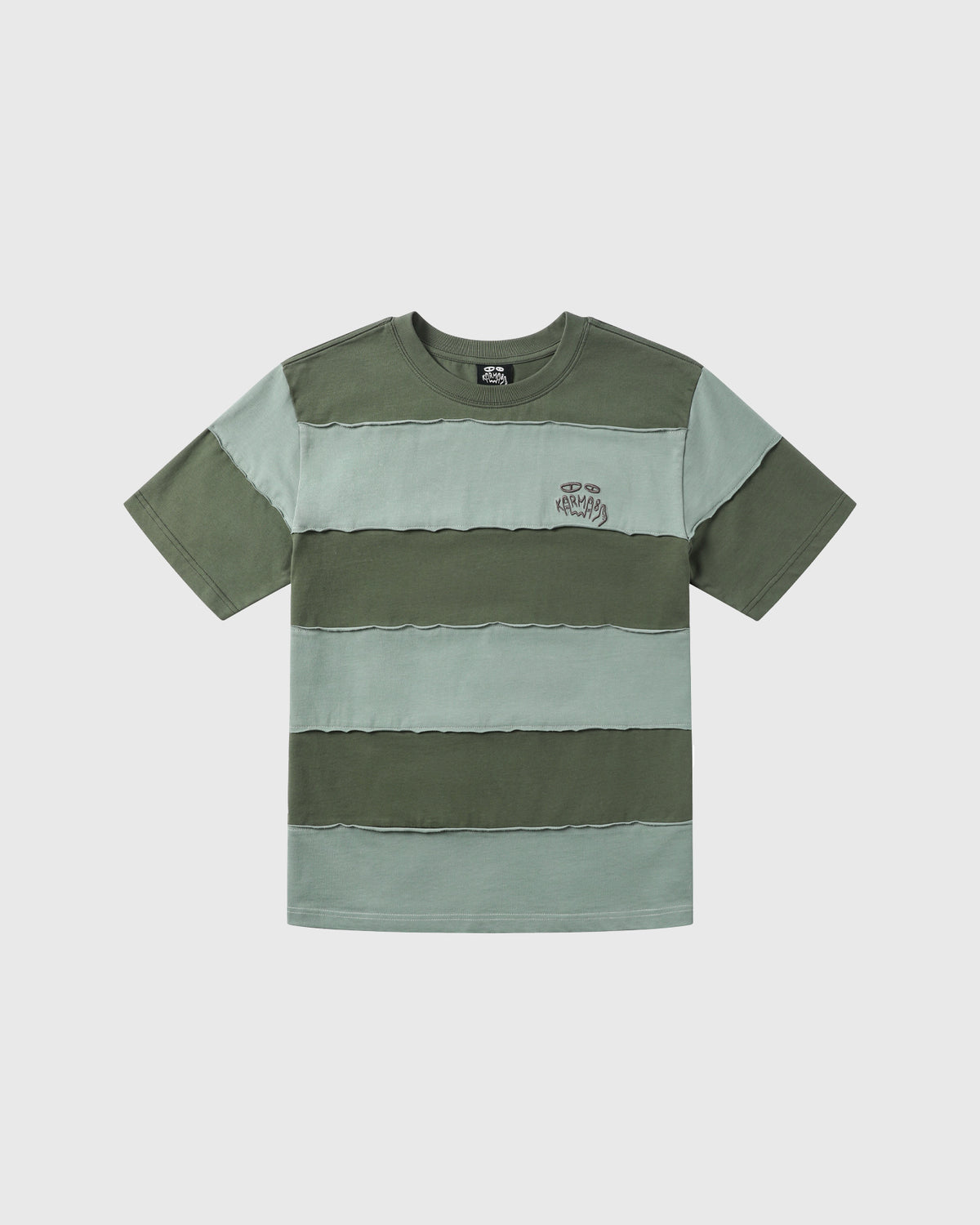 Striped Couture Tee Green