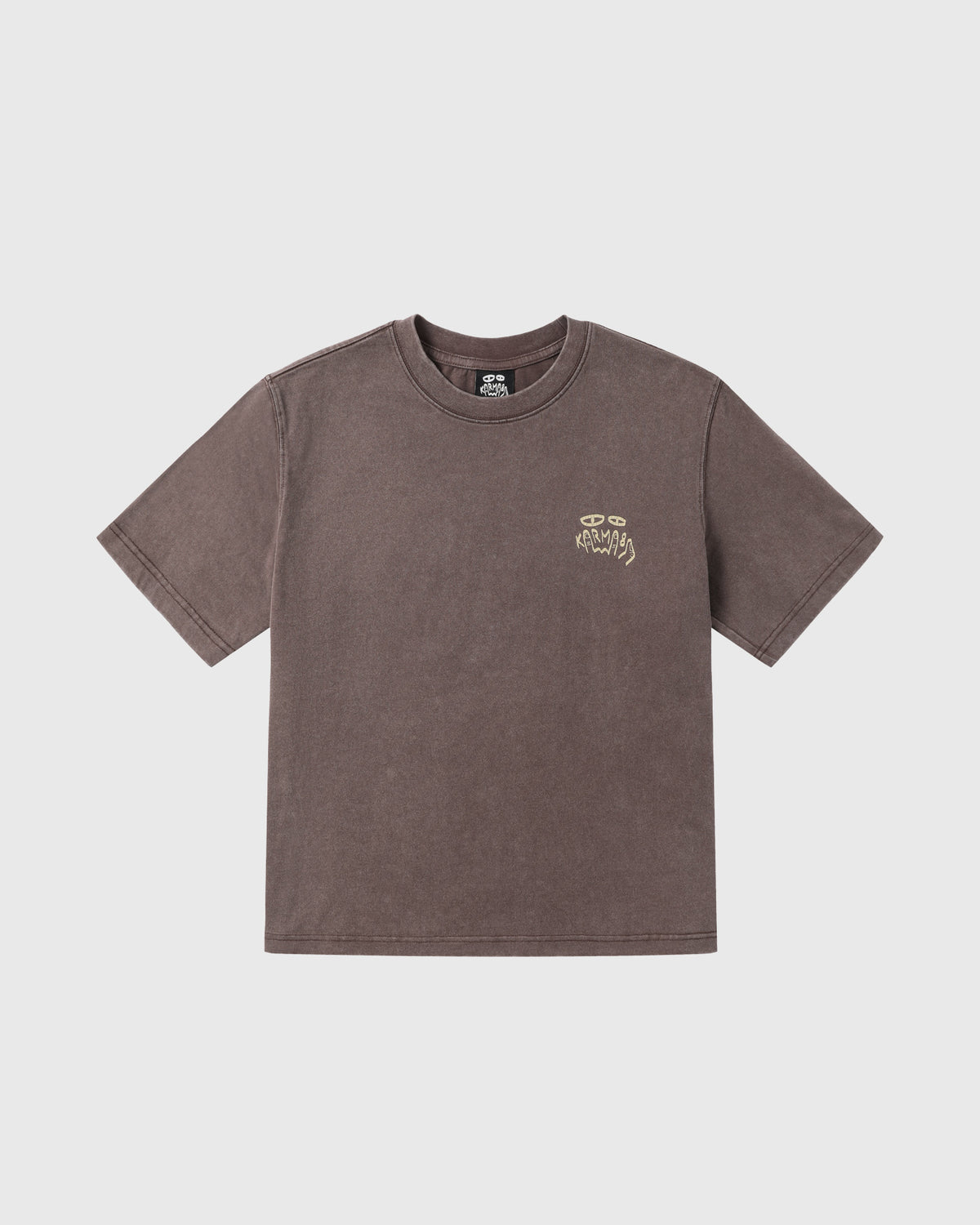 Real Washed Tee Walnut Brown