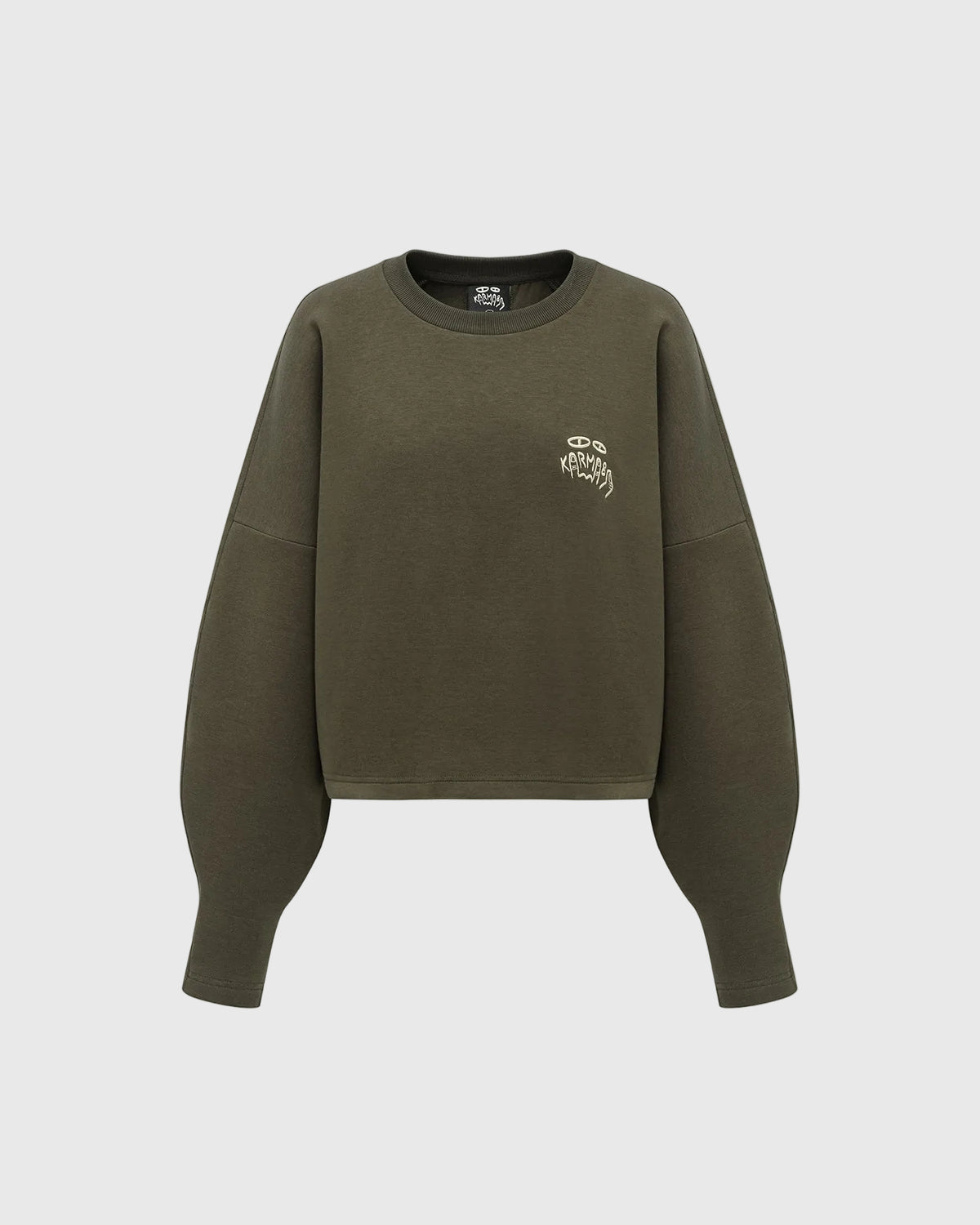 Women‘s Split-Back Sweatshirt Brown