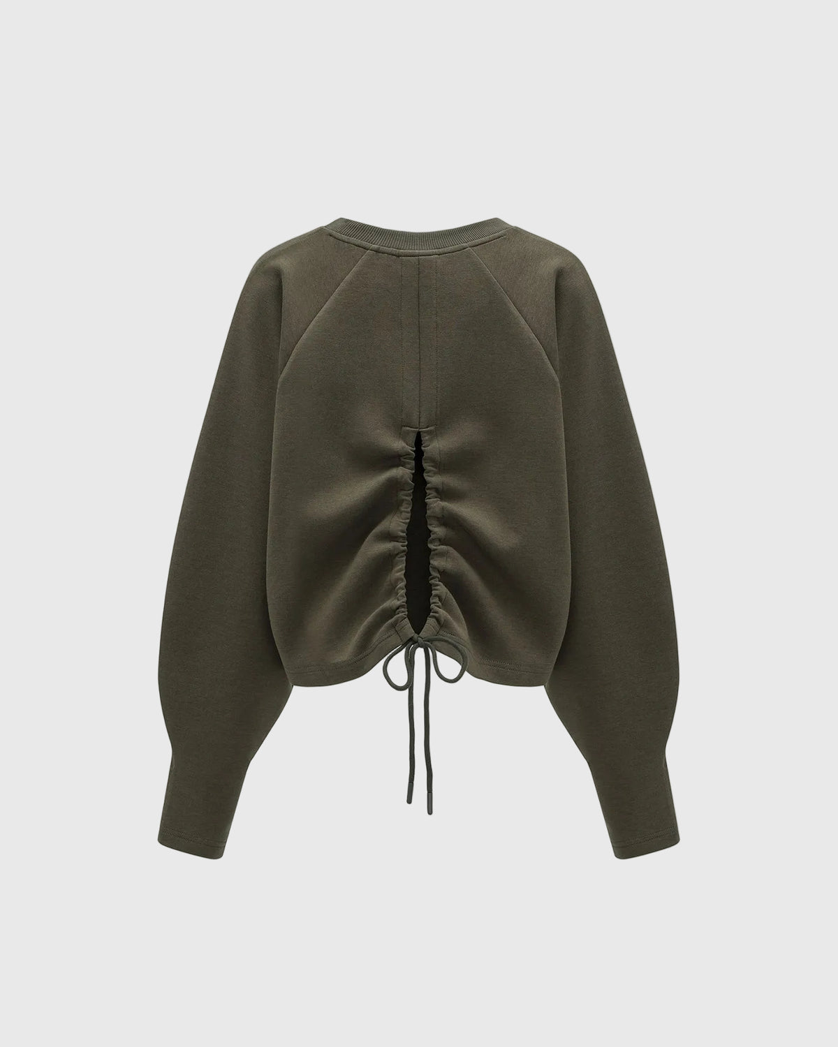 Women‘s Split-Back Sweatshirt Brown