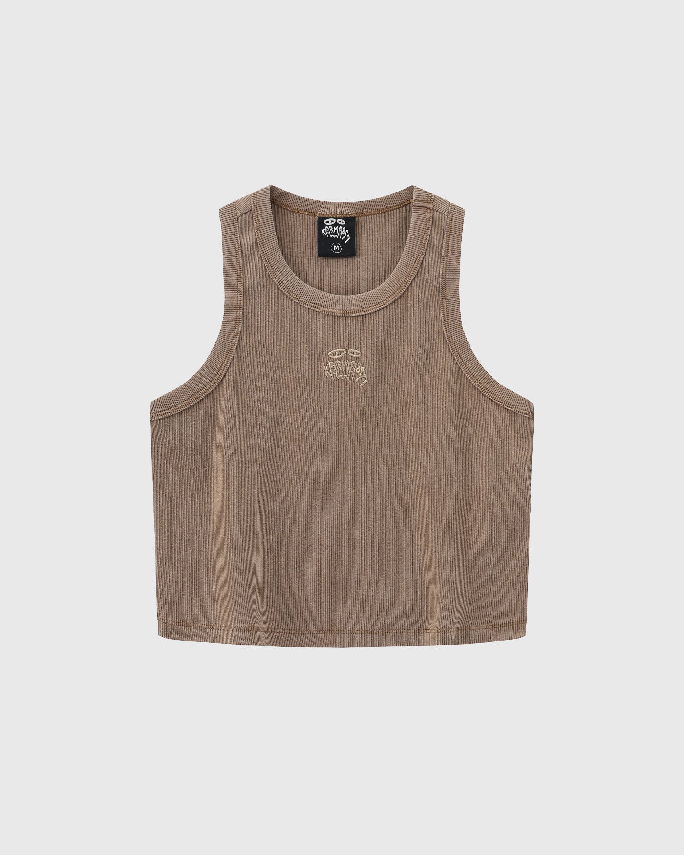 Cropped Ribbed Tanktop