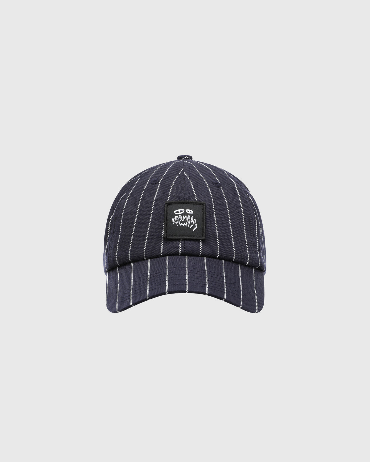 Striped Patch Cap Black