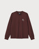 Logo Rue Long Sleeve Tee Brown