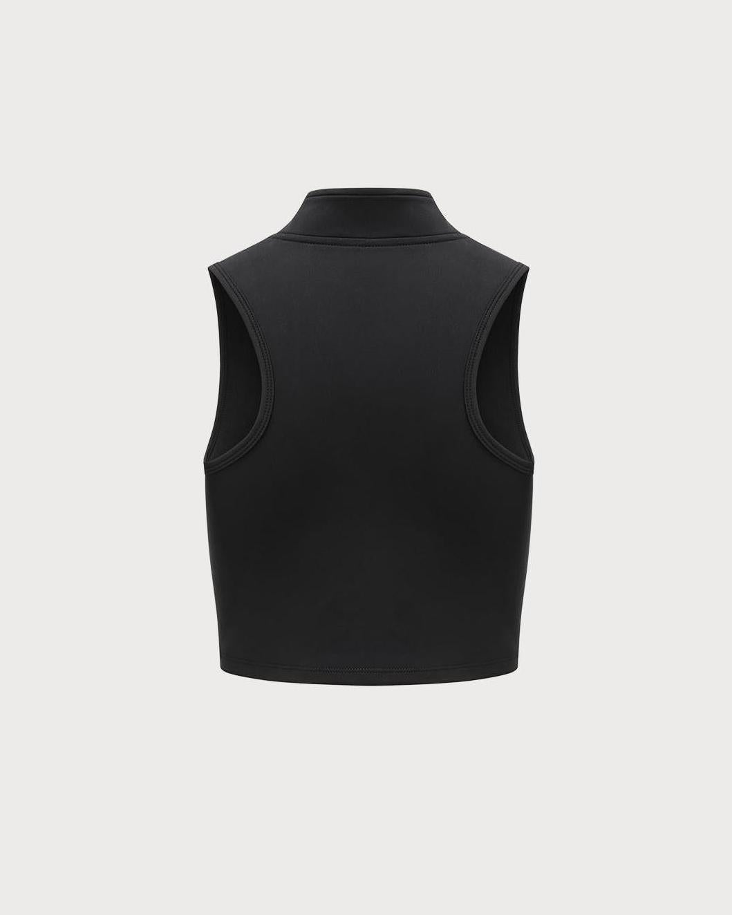 Women’s Cropped Half-Zip Workout Top