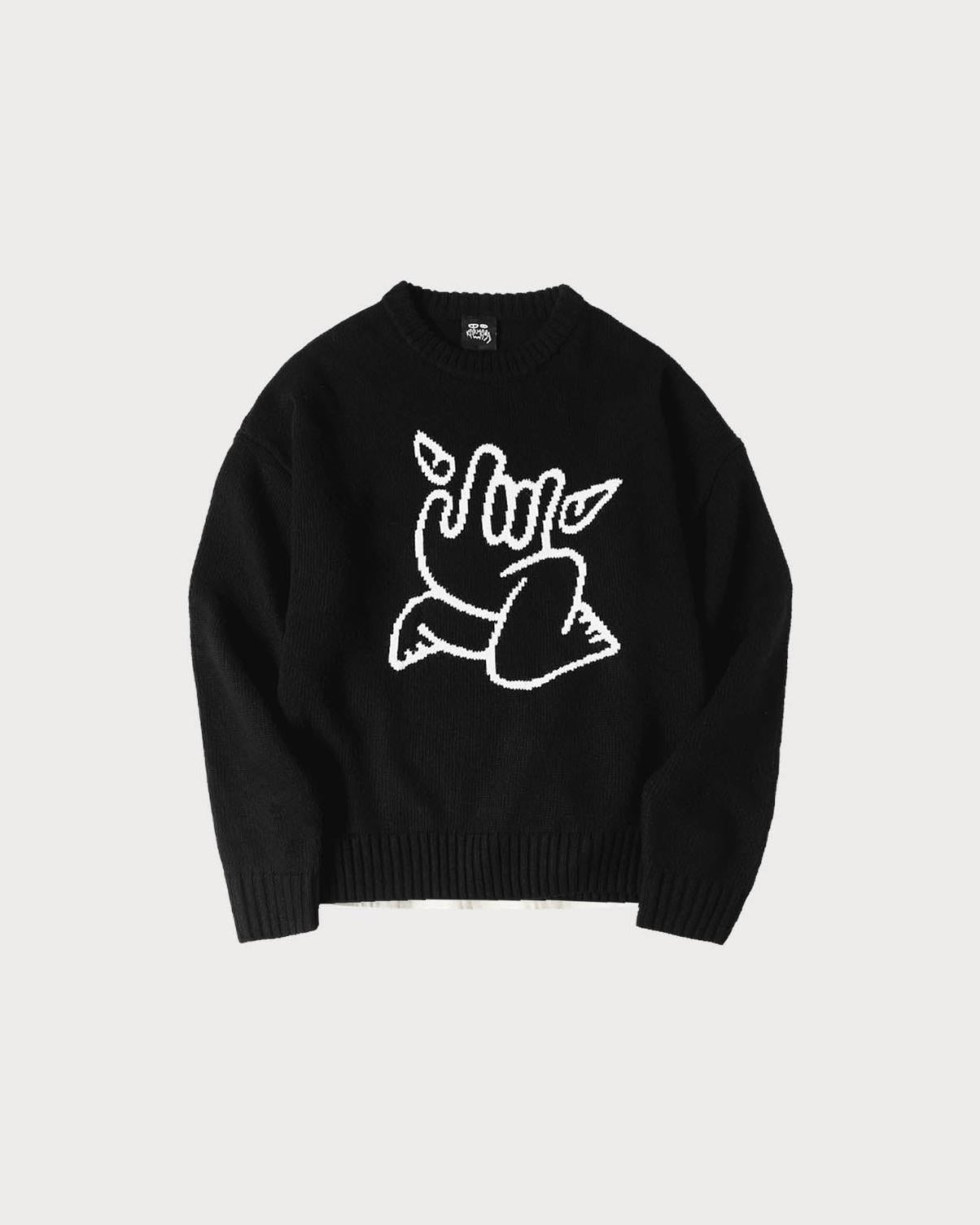Devil's Hand Jumper Black