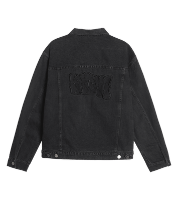 Graffiti Logo Denim Jacket