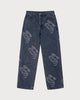 Real Logo Jeans Blue