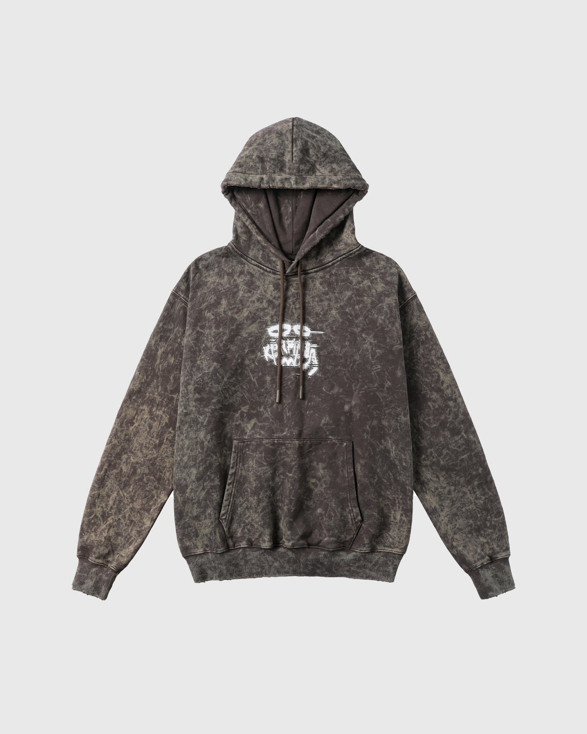 Logo Brume Hoodie Brown
