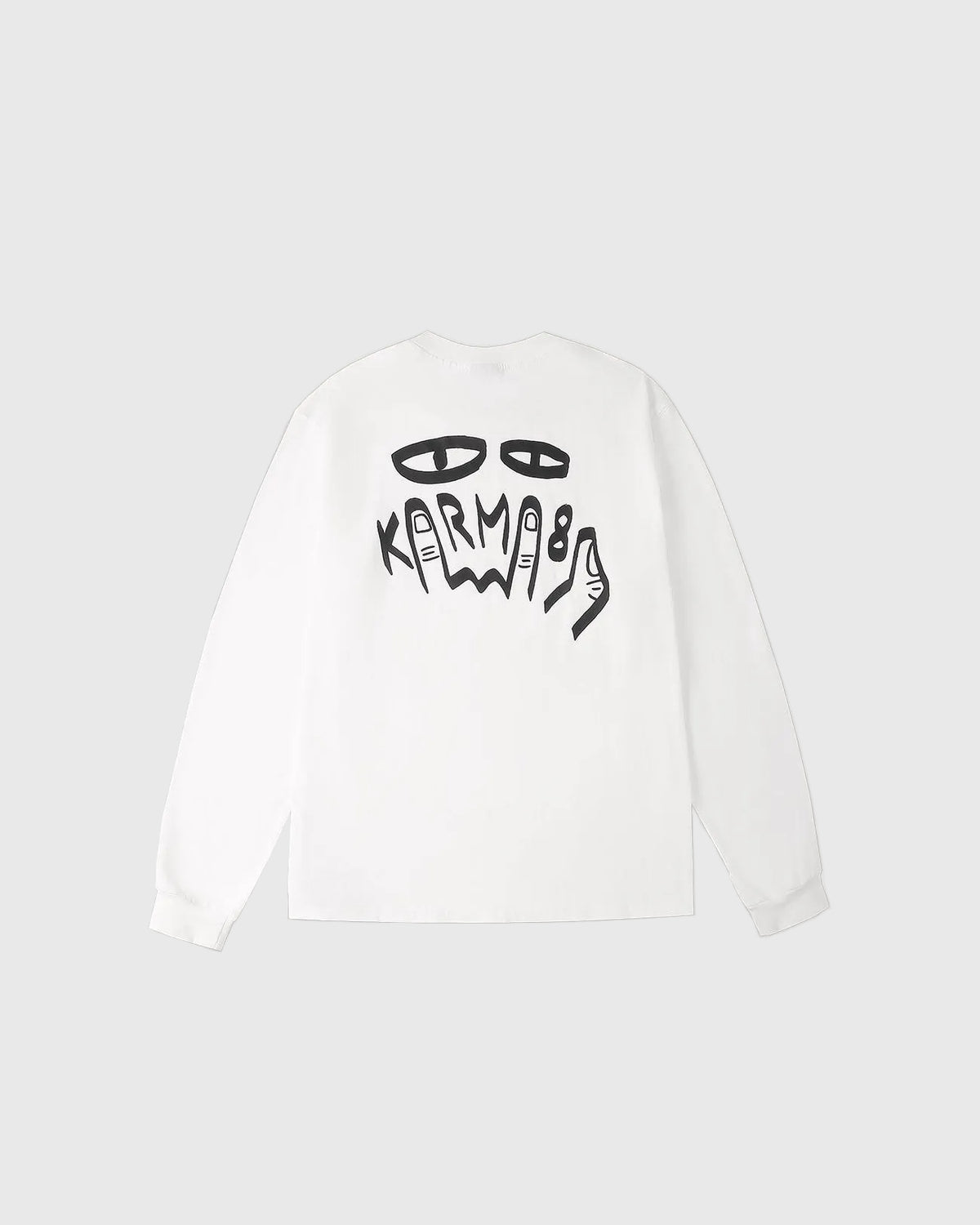 Real Long Sleeve Tee White