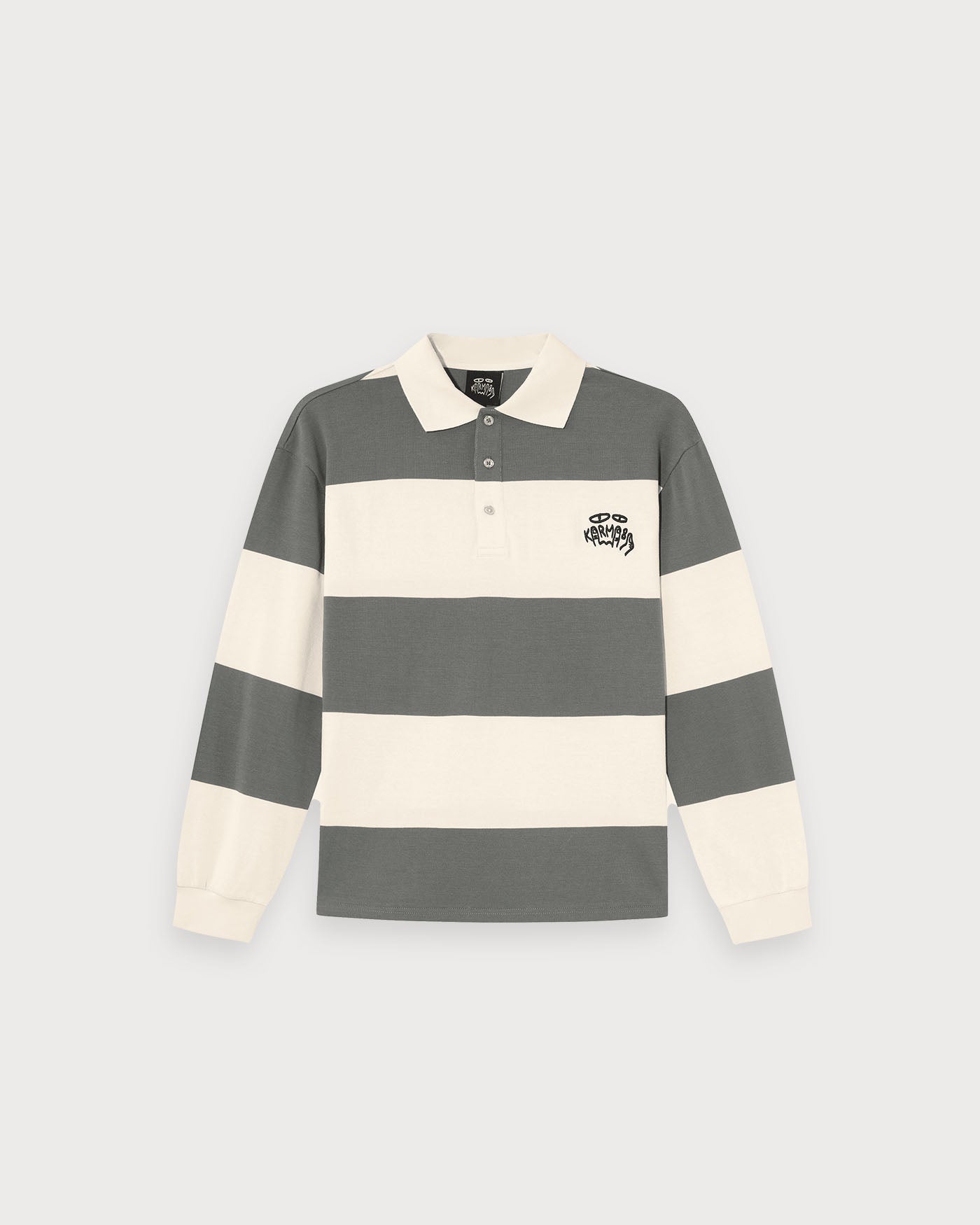 Striped Logo Ls Tee
