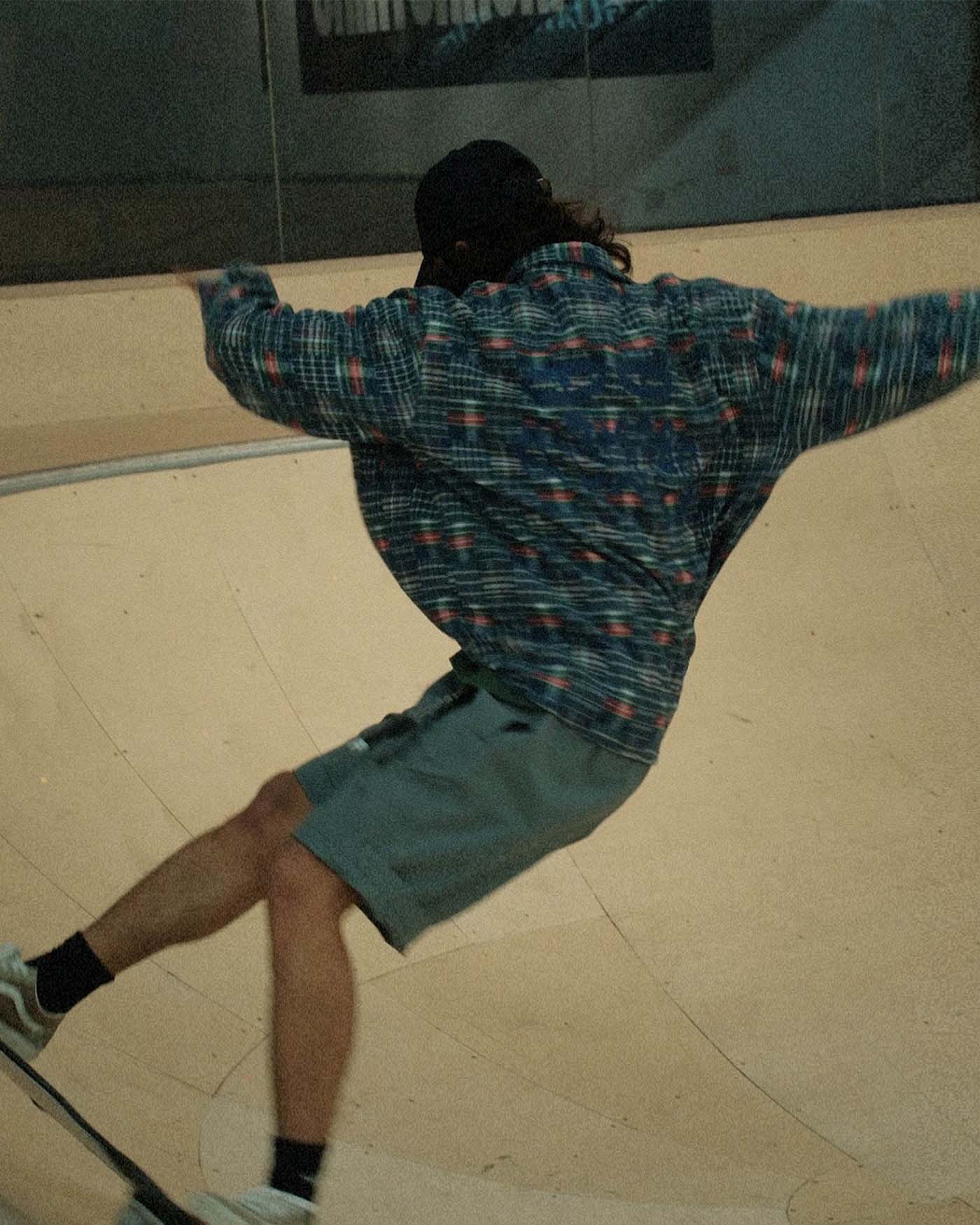 Distressed Plaid LS Shirt
