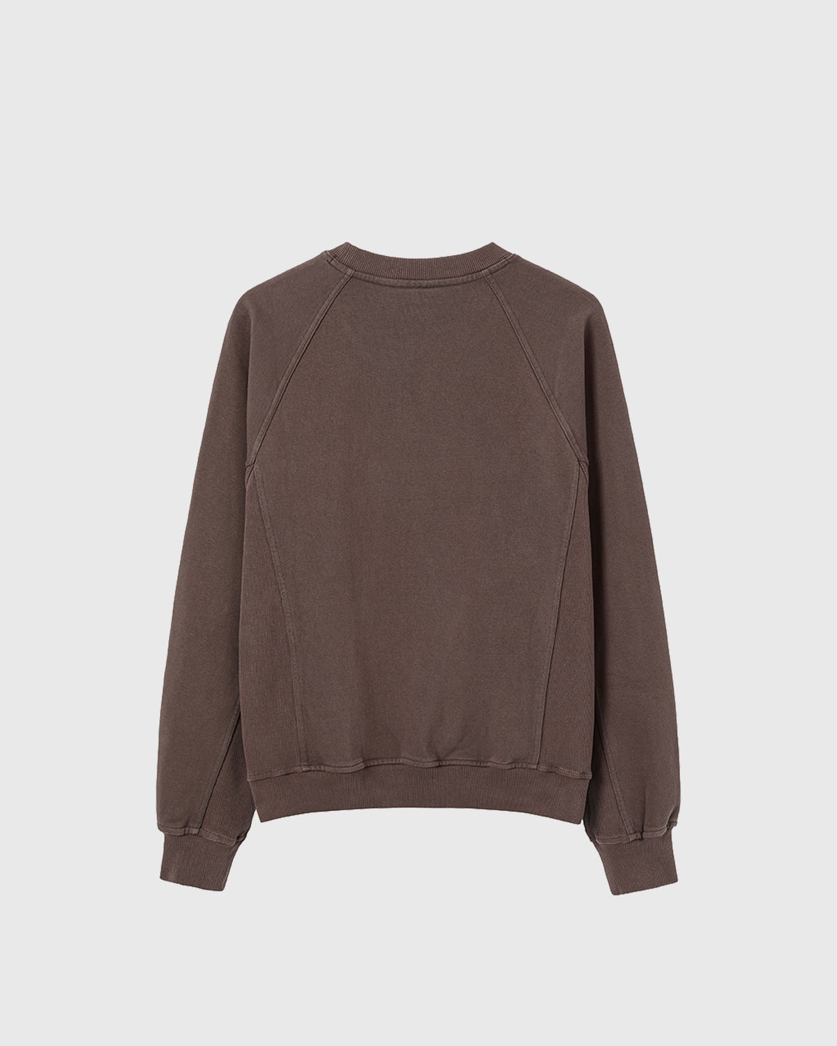 Côtes Panel Crewneck Brown