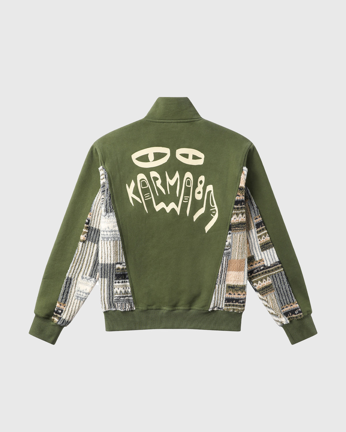Fleece Panel Halfzipper