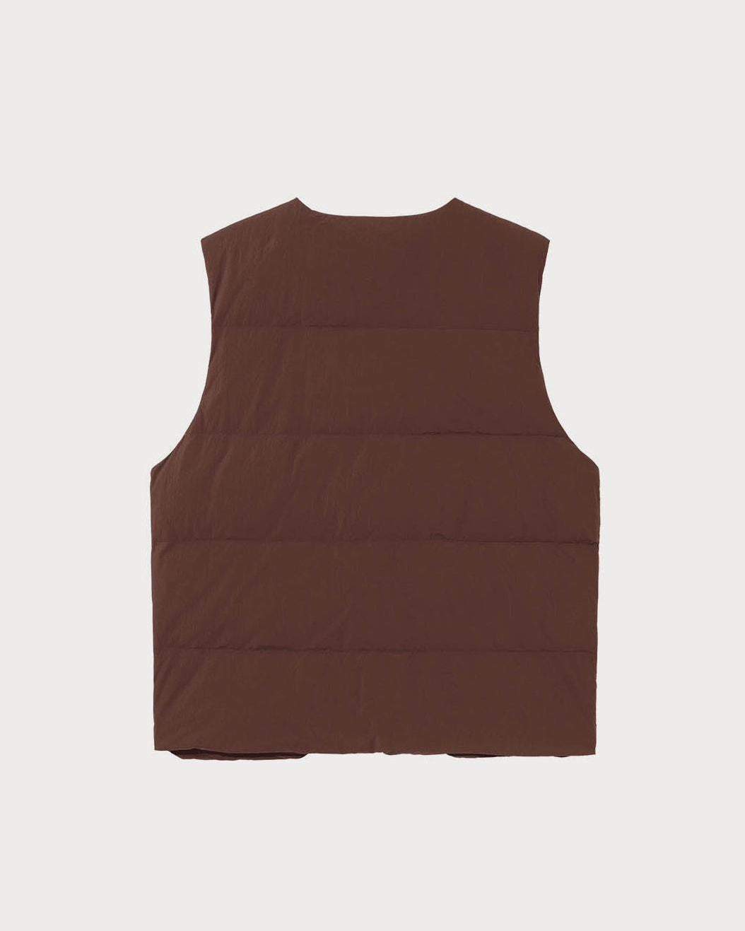 Real Down Vest Brown