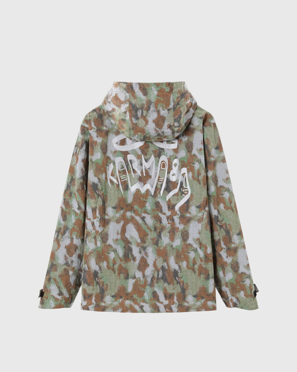 Camo Grid Thermal-Lined Nylon Jacket