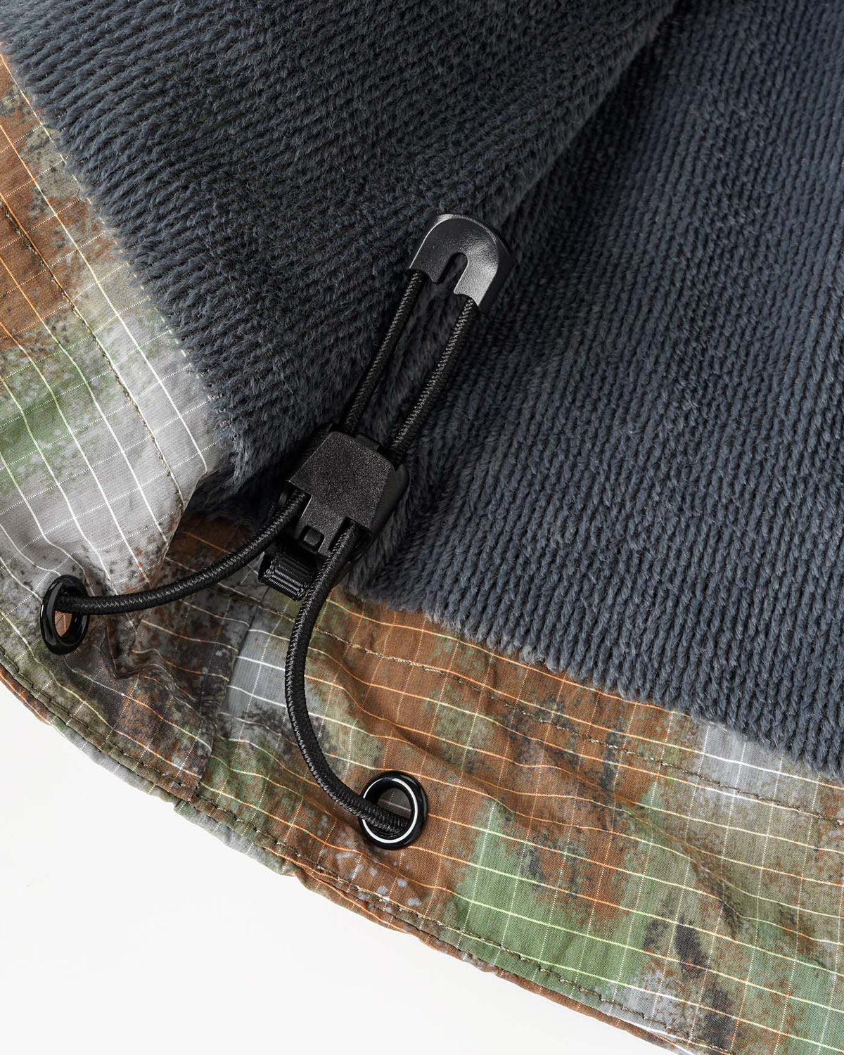 Camo Grid Thermal-Lined Nylon Jacket