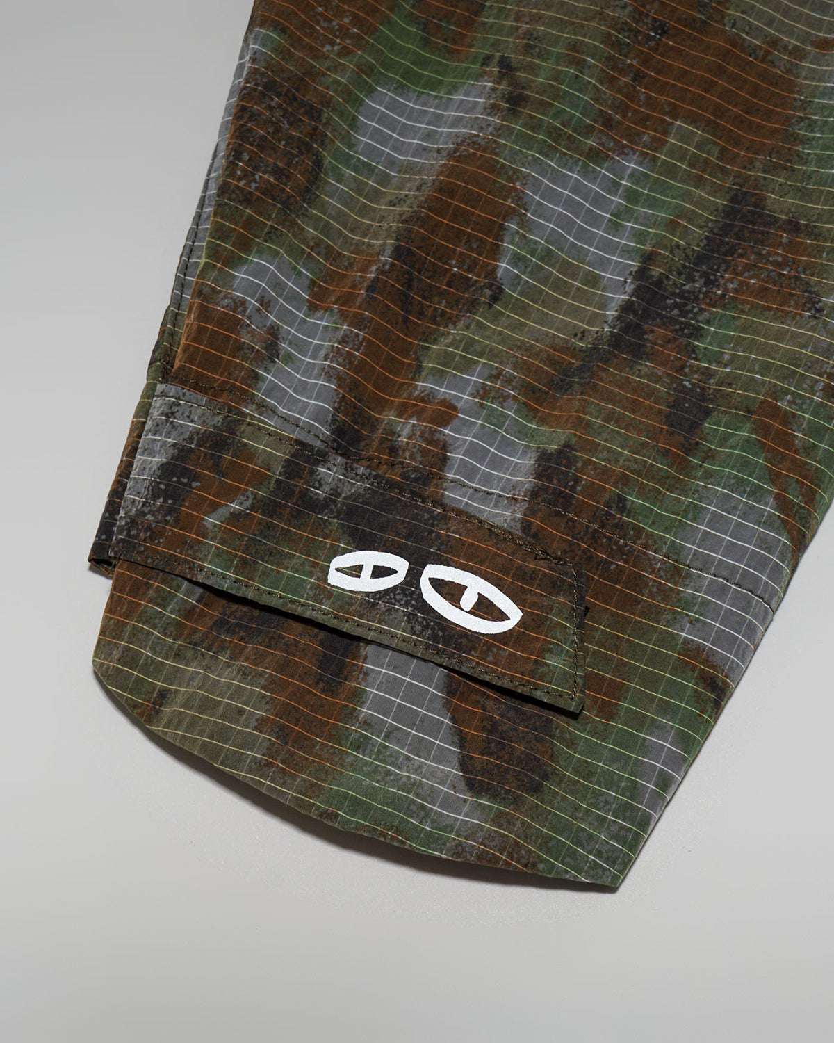 Camo Grid Thermal-Lined Nylon Jacket