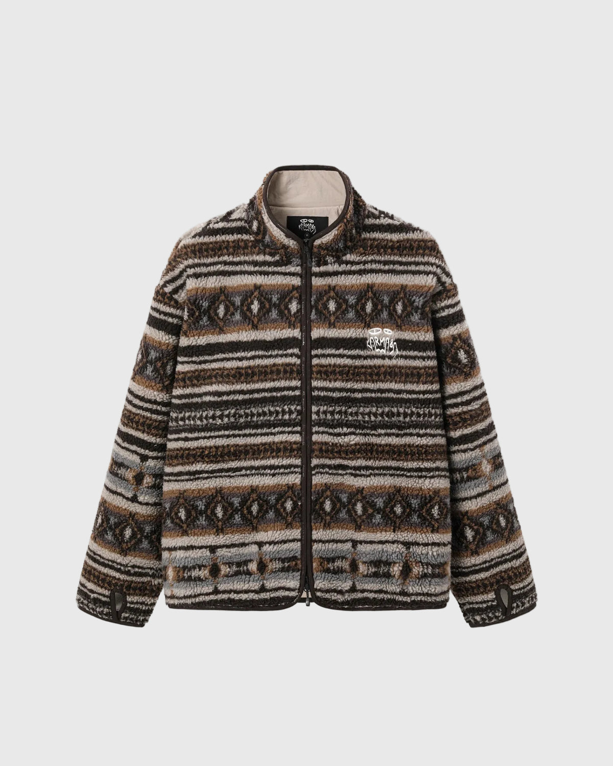 Motif Fleece Jacket
