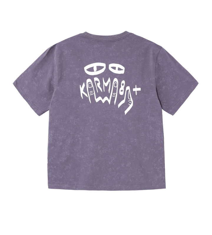 Karma8A Men's Washed Tee - Brown