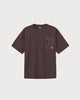 Logo Pocket Rue Tee Brown