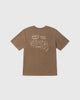 Fleur Laser Tee Brown