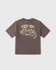 Real Washed Tee Walnut Brown