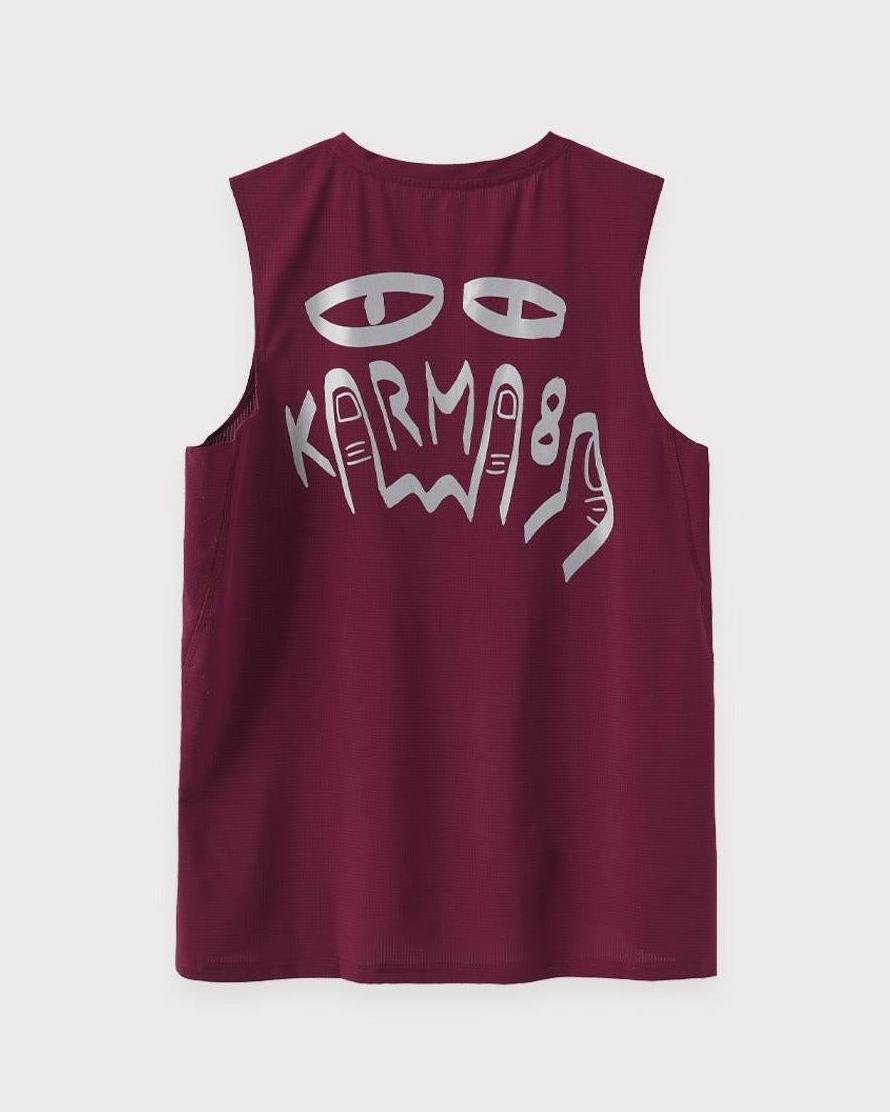 Karma8a Multi-Sport Tanktop (Rouge/Yellow)
